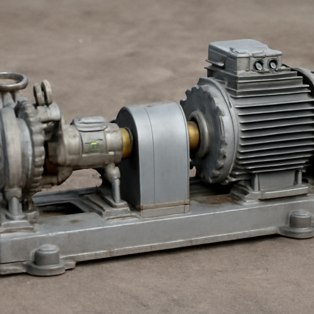 Химические насосы АХ50-32-200Е-СД на раме, б/д, б/м