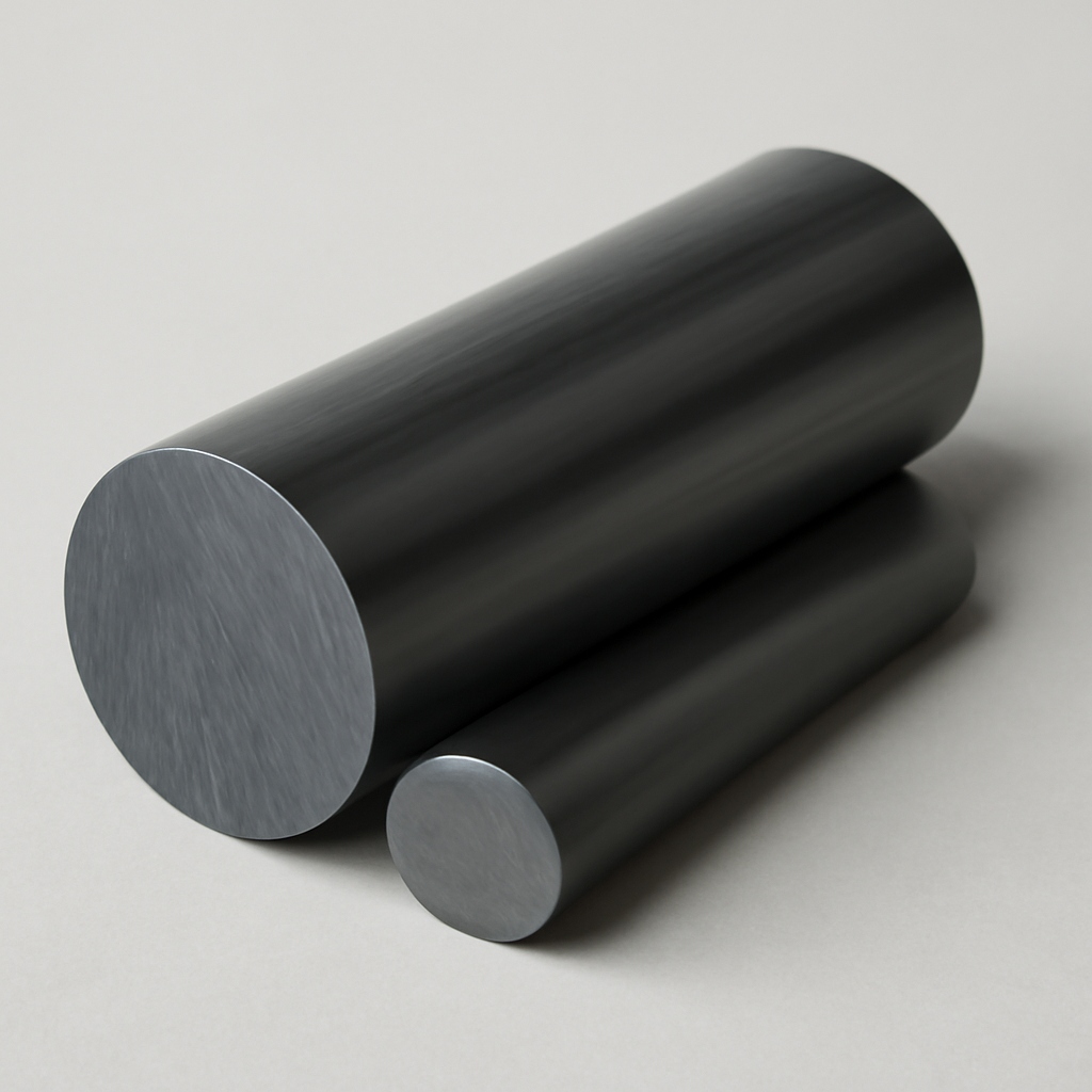 Стержень темно-серый 25,4х3050 мм PVC-CAW ТУ 22.21.10-011-17152852-2019