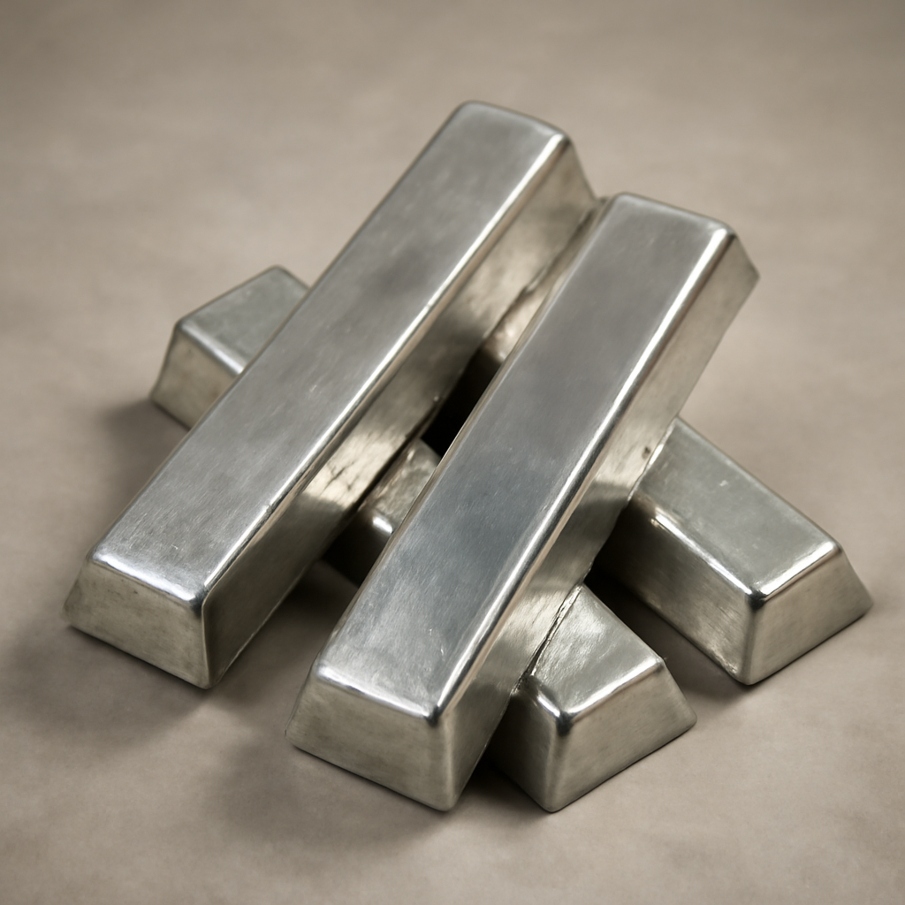 Припой чушка оловянно-цинковая 25 кг ПОЦ 80/20 ТУ 48-0220-62-2018