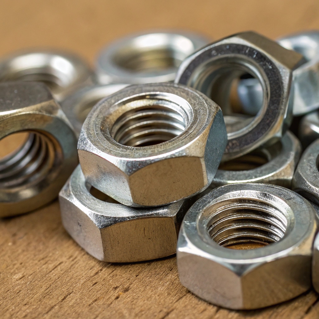 Гайка дюралюминиевая М22 шаг резьбы 2 мм Д1 ГОСТ 1759.0-87